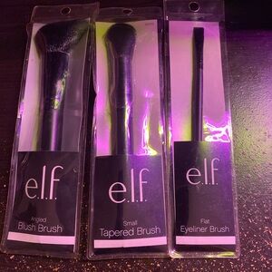 Black Makeup Brush Set